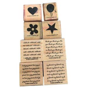 Stampin Up Mini Messages Rubber Stamp Set